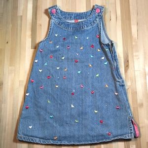 Gymboree girls denim dress size 5